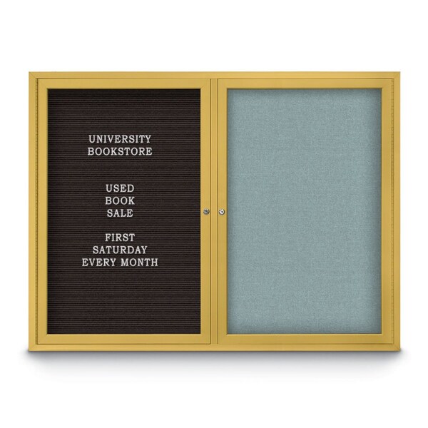 United Visual Products Corkboard, 18"x24", Amethyst/Satin UV401PLUS-SATIN-AMETHY - main